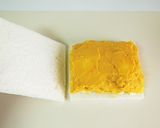 南瓜と卵のサンドイッチケーキ＊ハロウィン作り方5写真