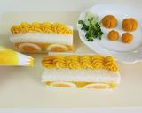 南瓜と卵のサンドイッチケーキ＊ハロウィン作り方7写真
