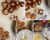 栗と 鶏手羽元の 煮物作り方2写真