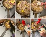 栗と 鶏手羽元の 煮物作り方5写真