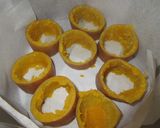 つる首カボチャのバスク風チーズケーキ作り方7写真