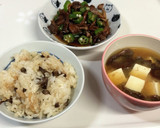 もだし(キノコ)と油揚げの混ぜご飯♪作り方8写真