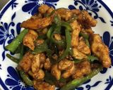 鶏胸肉とピーマンの胡麻味噌炒め作り方4写真