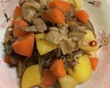 フライパンでごま油肉じゃが作り方4写真