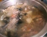 漁師飯❔ハマチ(ブリ)のアラの味噌鍋☺⛄作り方9写真