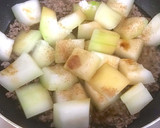 今が旬♬とうがんとひき肉のそぼろ煮★作り方6写真