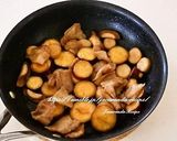 さつまいもとエリンギと豚肉の甘辛炒め作り方5写真