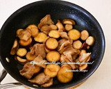 さつまいもとエリンギと豚肉の甘辛炒め作り方5写真