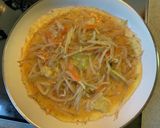 たっぷり野菜のあんかけオムレツ作り方4写真