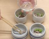 減塩 みるく茶碗蒸し（乳和食）作り方2写真