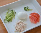 レンチンゼンヌードルのゴマダレ冷やし中華作り方2写真