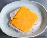 サラダチキンチェダーチーズのライ麦サンド作り方8写真