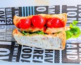 サラダチキンチェダーチーズのライ麦サンド作り方15写真