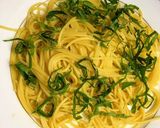 調味料2つでイクラと大葉の簡単和風パスタ作り方4写真