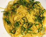 調味料2つでイクラと大葉の簡単和風パスタ作り方4写真