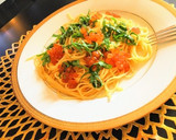 調味料2つでイクラと大葉の簡単和風パスタ作り方5写真