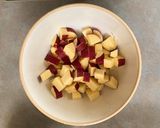 ほかほか！ハムと秋の味覚入りご飯作り方1写真