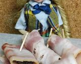 リカちゃん♡鉄分補給プルーンベーコン巻き作り方5写真