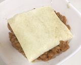 レンジで作れる！オートミールチーズ納豆♡作り方4写真