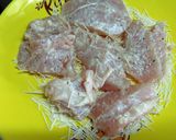 むね肉の素麺衣パリパリ焼き！マヨで簡単！作り方3写真