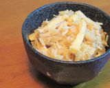 えのき茸と油揚げの炊き込みご飯作り方3写真