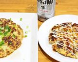 ふわふわ♬豆腐とキャベツのお好み焼き★作り方6写真