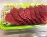 簡単！カツオの刺身で、コロコロステーキ作り方1写真