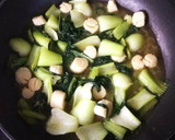 ホタテと青梗菜のあっさり炒め作り方2写真