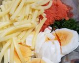 お二人さんの☆マカロニサラダ辛子明太子味作り方4写真