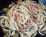 茄子のたらこスパゲティ作り方6写真