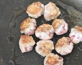 豚こまボールの甘酢だれ【冷凍・作り置き】作り方2写真