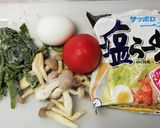 野菜たっぷり３色塩ラーメン作り方1写真
