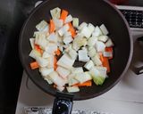 ハムとしめじの中華丼作り方5写真