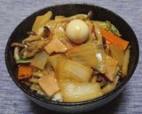 ハムとしめじの中華丼作り方13写真
