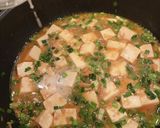 ツナと玉ねぎの、ニラたっぷり麻婆豆腐作り方5写真