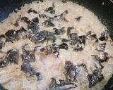 黒きくらげとベーコンのクリームパスタ作り方11写真