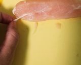 ささみの筋の取り方作り方1写真