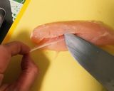 ささみの筋の取り方作り方2写真