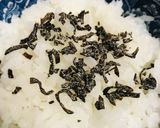 お茶漬けの素●塩昆布とW海苔のお茶漬け作り方1写真