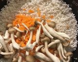 簡単 人参としめじの炊き込みご飯作り方3写真