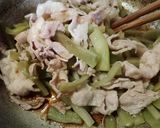山くらげと豚肉の炒め煮作り方5写真