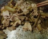 山くらげと豚肉の炒め煮作り方6写真