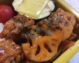 弁当に☆レンコンと豚肉のケチャップ炒め作り方5写真