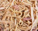 驚きの旨さ！！いかの塩辛焼きそば作り方3写真