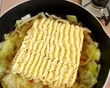 野菜いっぱい!サッポロ一番塩ラーメン作り方4写真