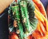 お弁当★レンジでオクラ胡麻和え★作り置き作り方4写真