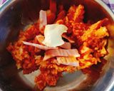 レンジで簡単！チーズオムライス作り方1写真
