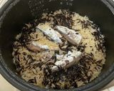 オイルサーディンとひじきの炊き込みご飯作り方4写真