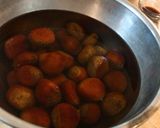 *栗の渋皮煮*作り方1写真