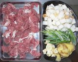 豚肉と長芋のオイスターポン酢炒め作り方1写真